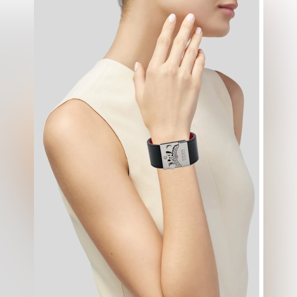 MCM Black and White bracelet